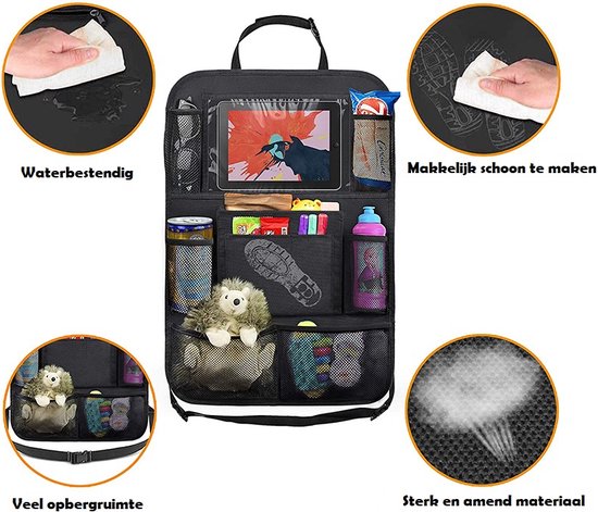 Auto Seat Back Organizer, Lederen Rugleuning Hangtas Grote Capaciteit