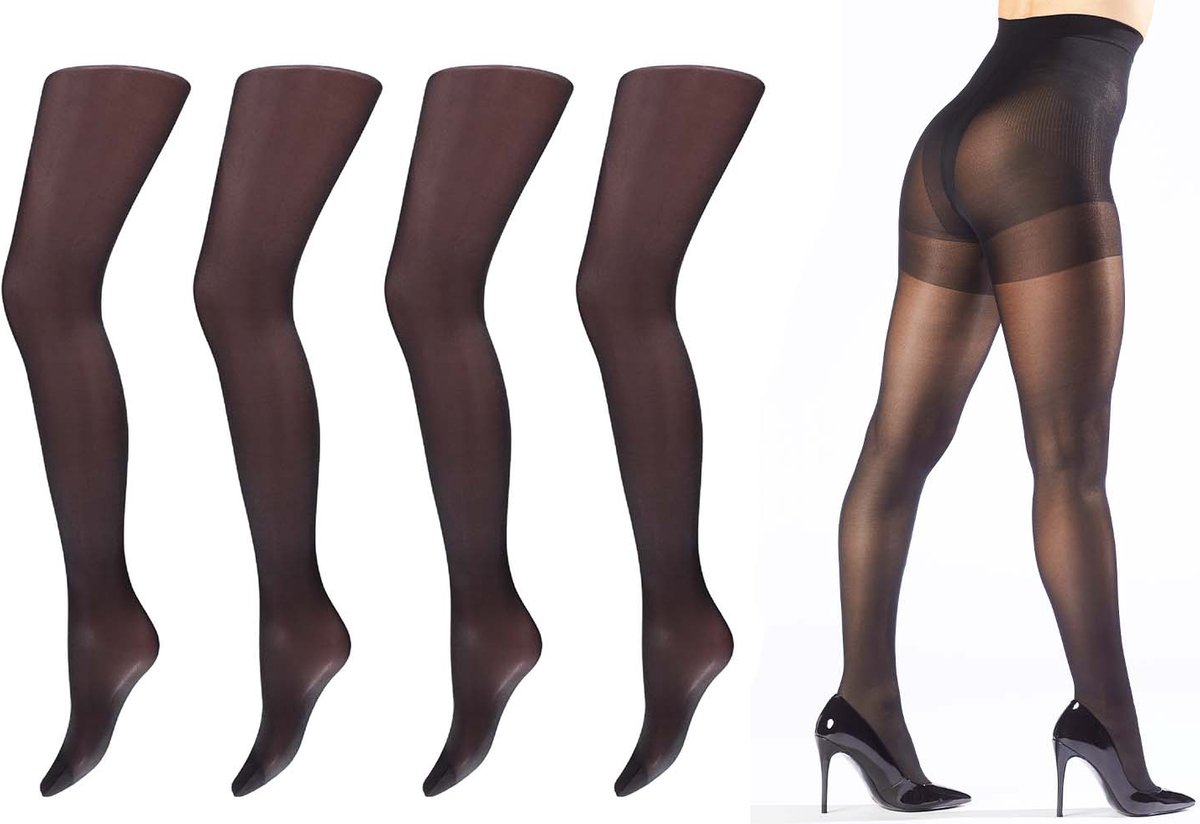Comfort Essentials - Corrigerende Panty - 40 Denier - 2-Pack - Graphite - Maat L 44/46
