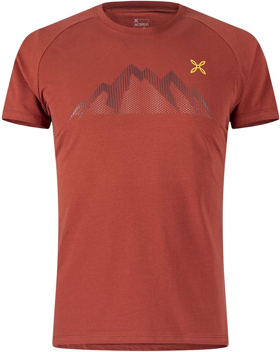 Montura Summit T-shirt Met Korte Mouwen Oranje L Man