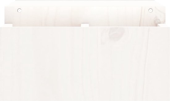 vidaXL Support d'écran 100 x 27,5 x 15 cm Bois de pin massif
