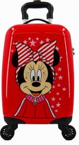 Valise rigide / trolley / valise de voyage Disney - 45 cm (S) - Minnie Mouse - Rouge