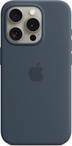 Apple Siliconenhoesje met MagSafe voor iPhone 15 Pro - Storm Blue