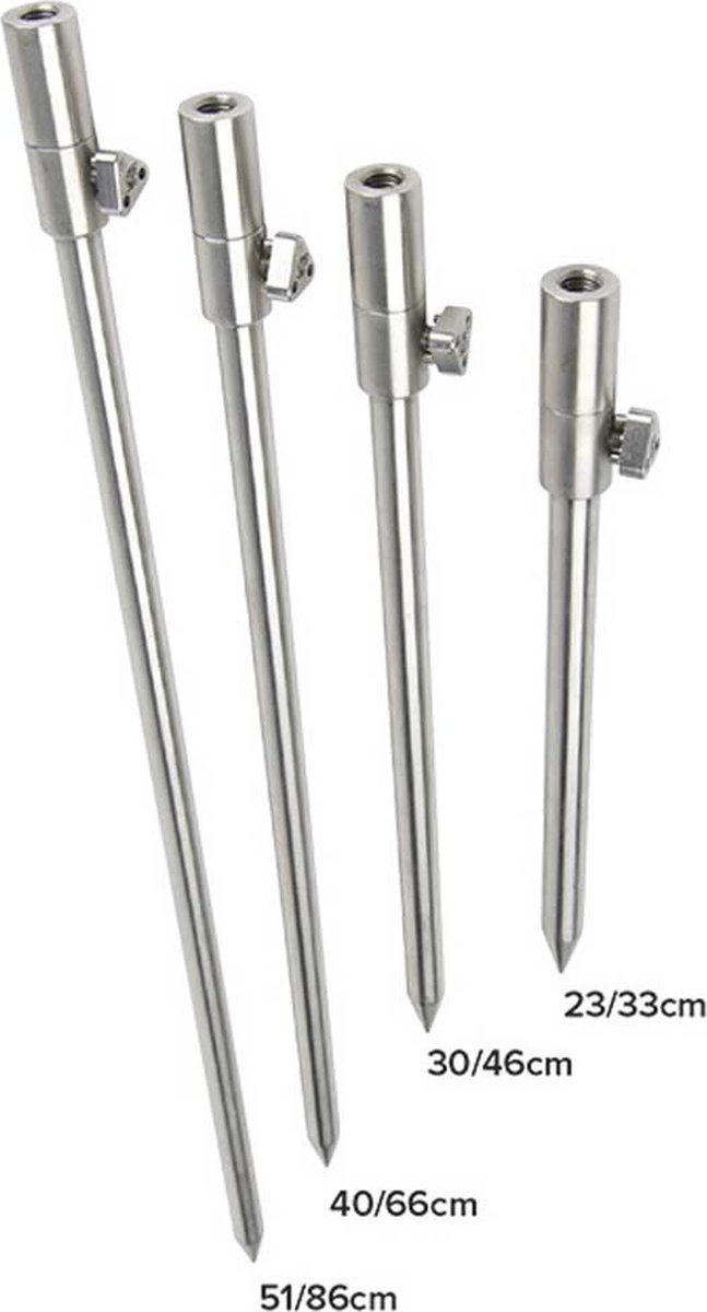 Carp Spirit 34csacs3700 Bankstok Zilver 23-33 cm