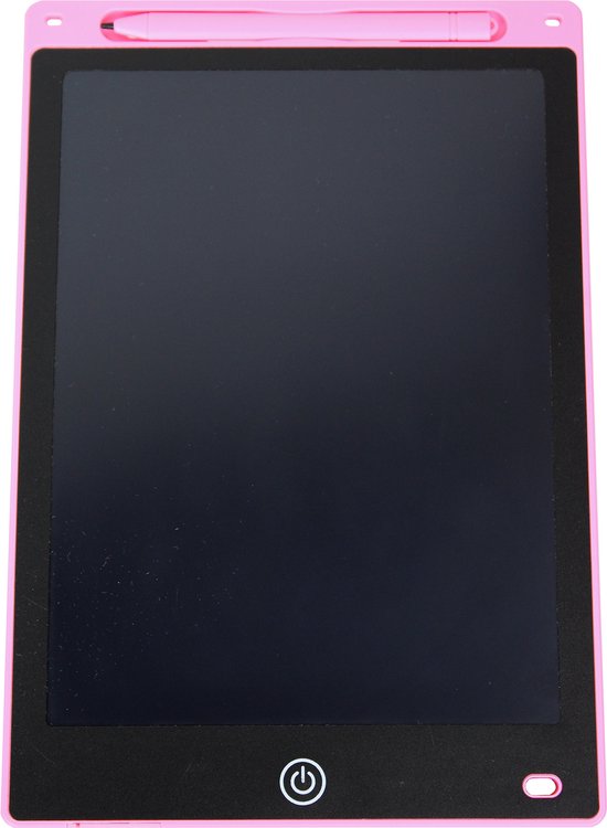 Tablette LCD Rose 10 Pouces ACROPAQ - Tablette Dessin Électronique Enfant Portable Avec Stylet