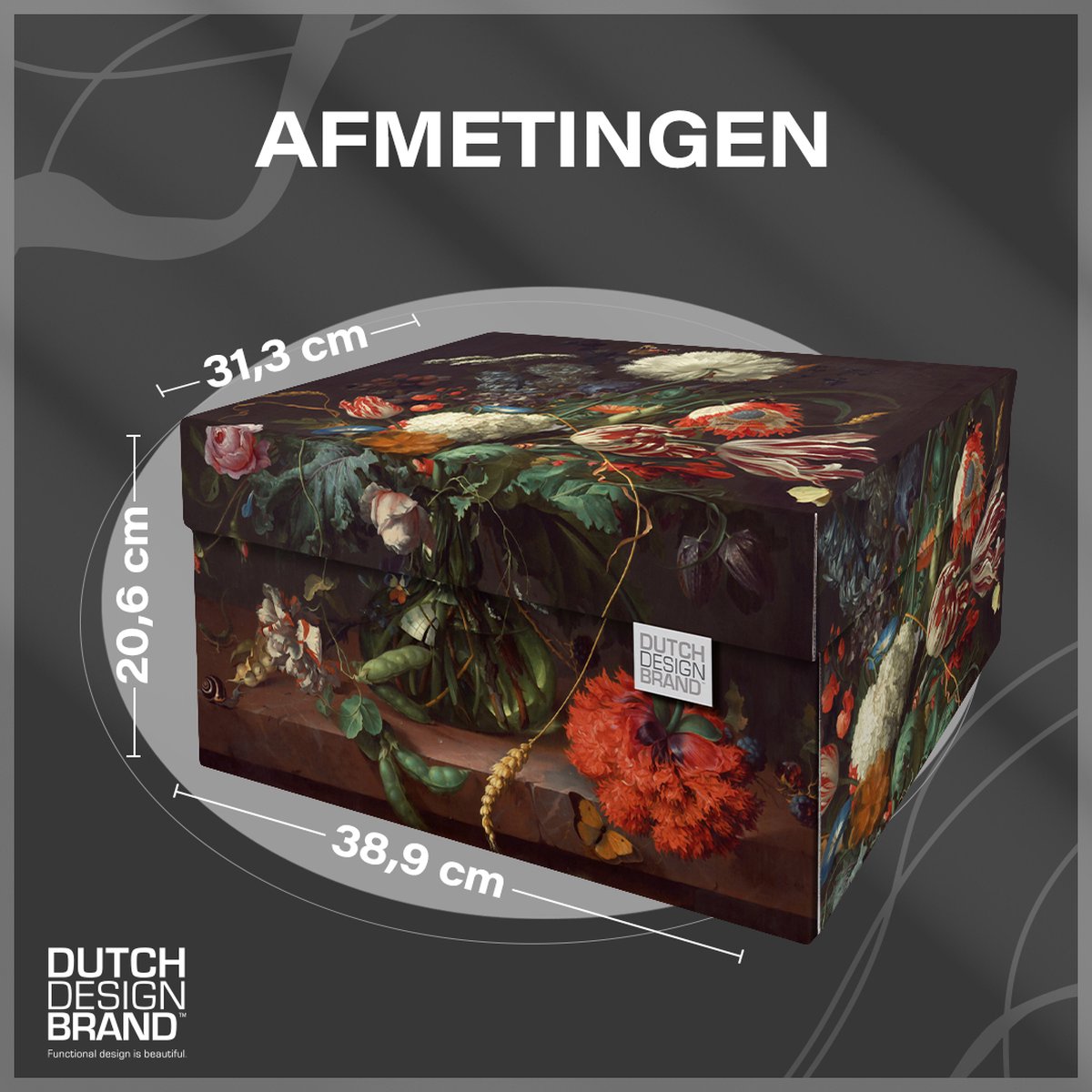 Dutch Design Brand Boîte De Rangeent Avec Couvercle - 1 Boîte De