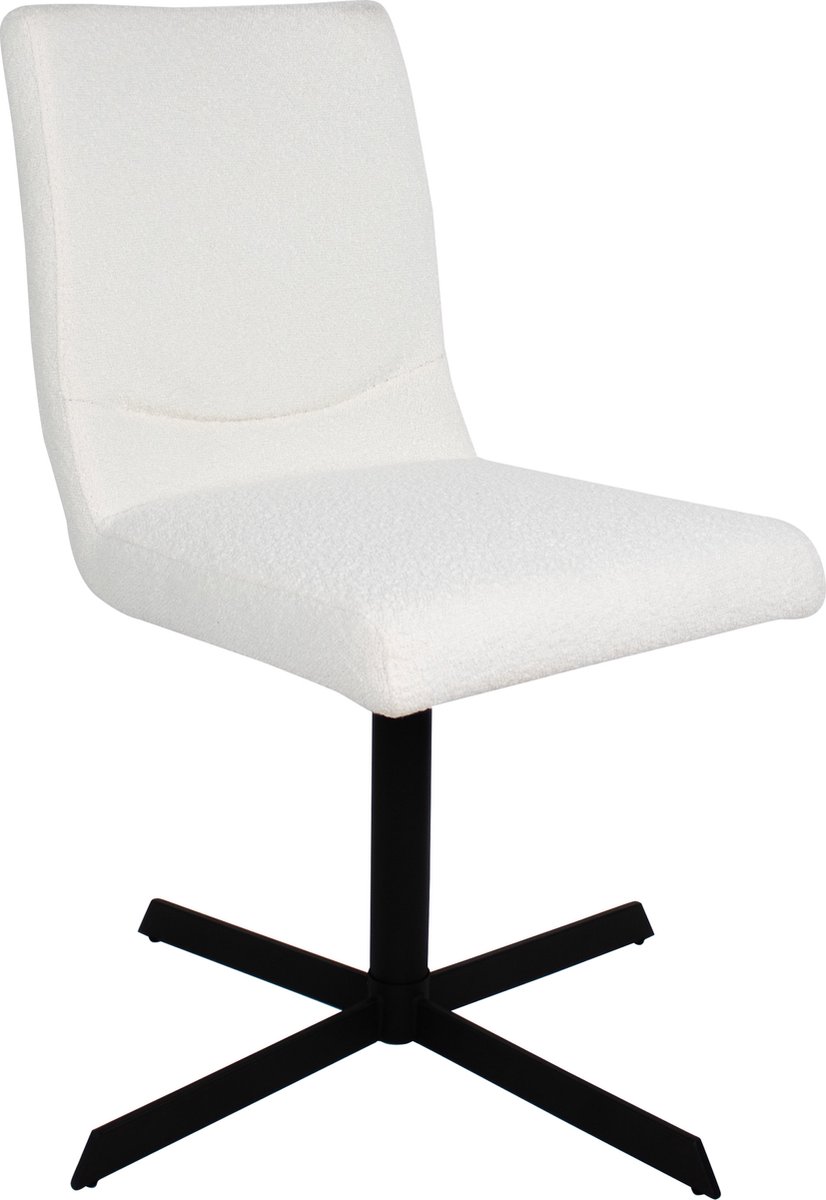 Kick Collection Kick draaistoel Sam 'luxe stof'- wit. Laatste stuks uitlopend. 100 euro korting.