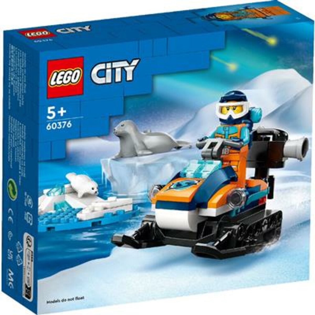 LEGO City Exploration Sous-marin Animaux aquatiques Creatures Bateau Jouets  - 60377