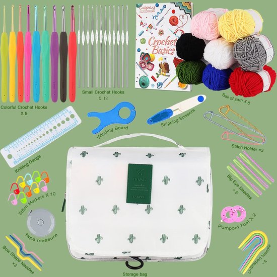 Kit de crochet :2 kits apprentissage