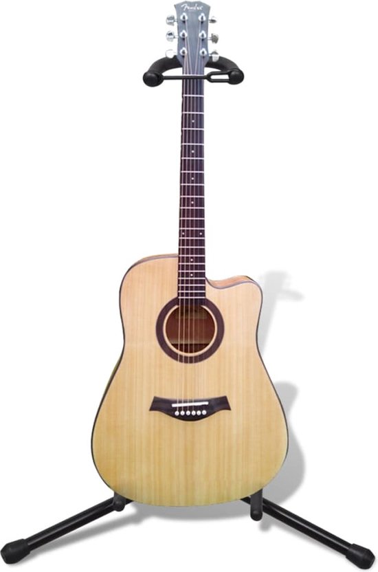 Support de guitare vidaXL - Support de guitare réglable - Accessoire de musique - Accessoire pour instrument de Musique