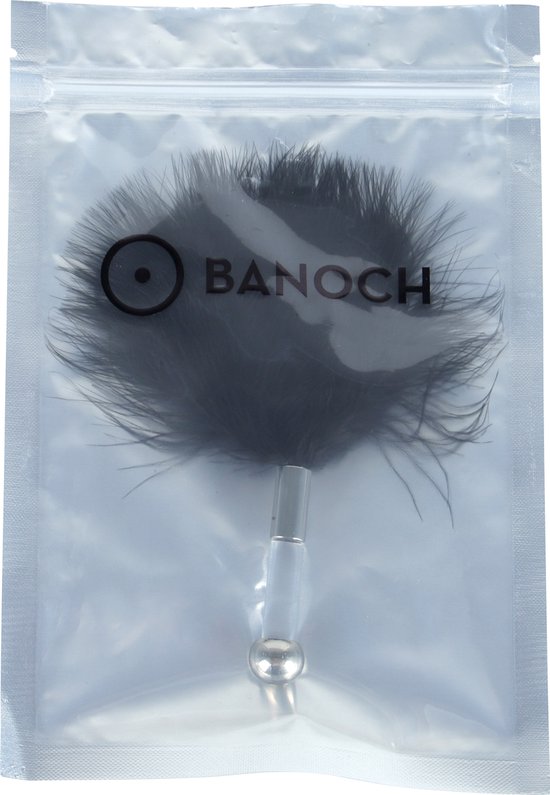 Banoch | Plume de tantra noire | plume caressante noire