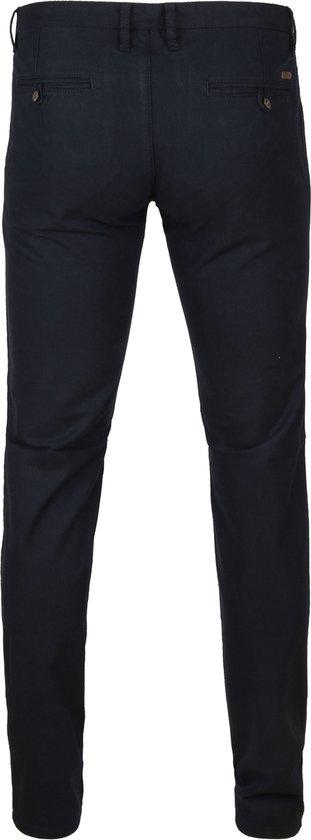Convient Chino Motif Bleu Foncé - taille 46