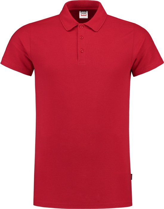 Tricorp Poloshirt fitted - Casual - 201005 - Rood - maat XS