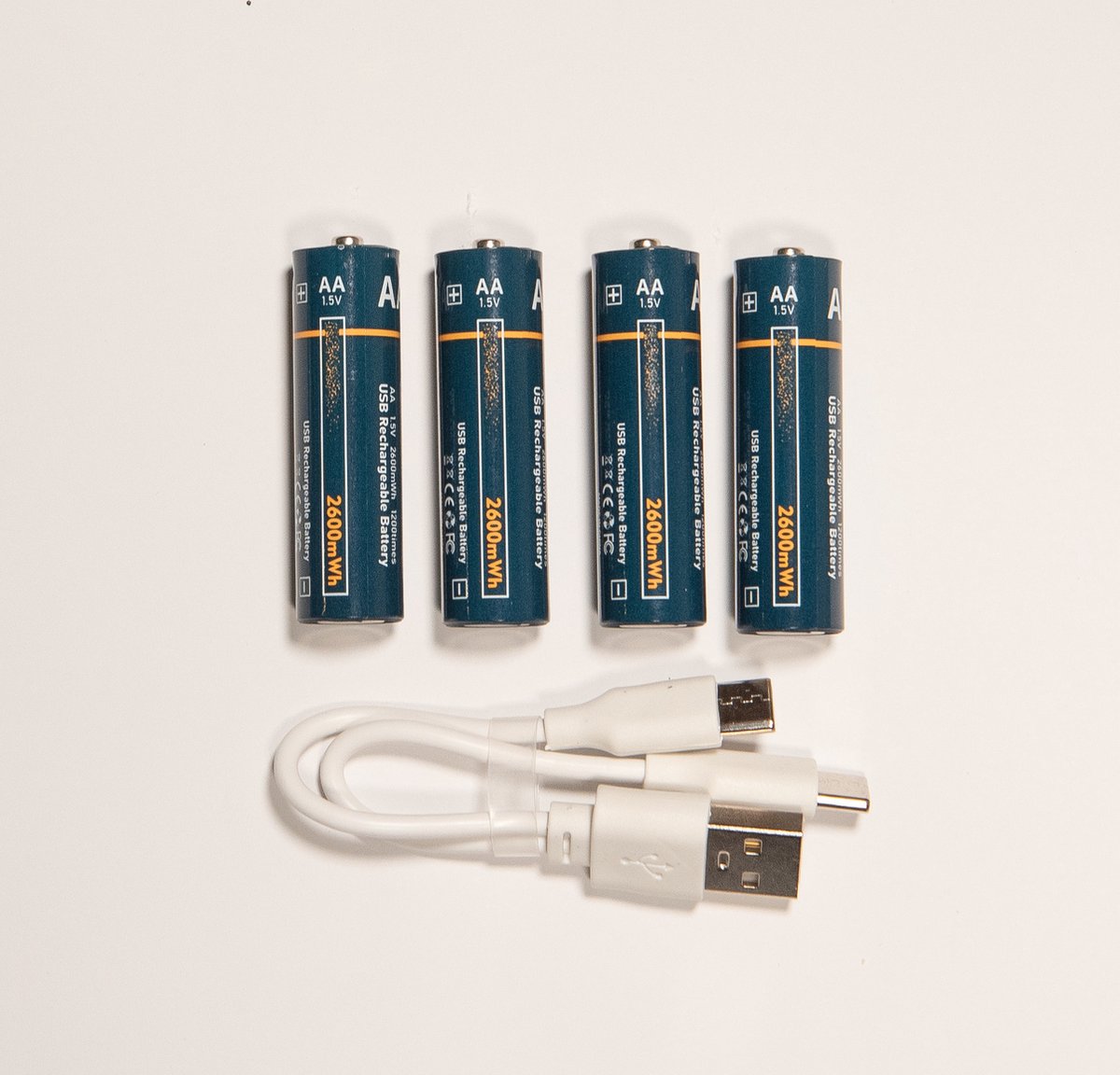 Pile rechargeable NeXtime USB - Piles AA - Rechargeable par USB