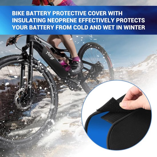 Couvercle de protection de batterie de vélo électrique, protection