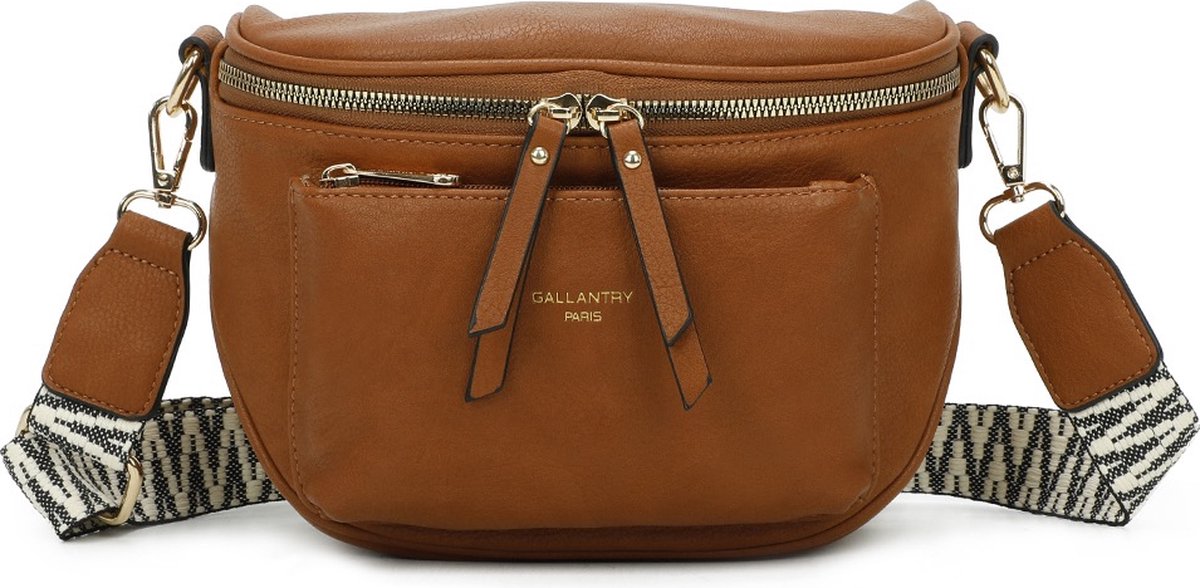 Gallantry - Bumbag - Dames Tas - Telefoontasje - Heuptas - Heuptasjes - Dames Crossbody Tas - Tassenriem - Bag Strap - Bruin