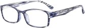 XYZ Eyewear Leesbril Zwart +1.50 - Dames - Heren - Leesbrillen - Trendy - Lees bril - Leesbril met sterkte - Voordeel - Dierenprint - Met sterkte +1.50