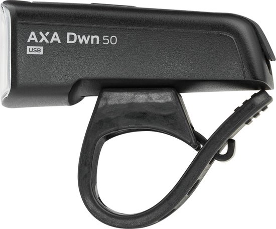 AXA Dwn Front 50 Lux Fietsverlichting - USB Oplaadbare LED Fietslamp Voorlicht - StVZO Goedgekeurd - Fietslicht met Grote Zichtafstand — afbeelding 2