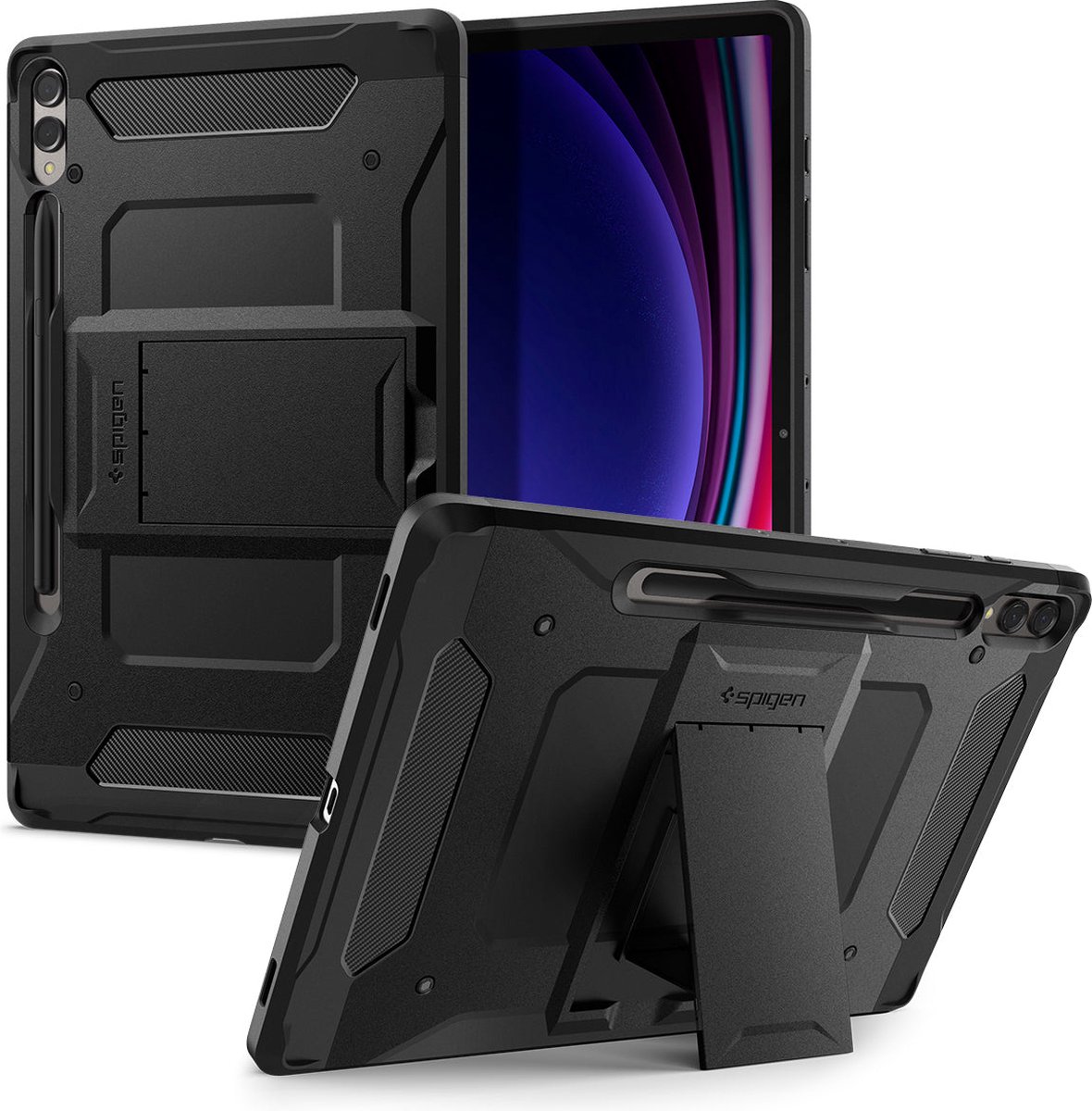 SPIGEN - TOUGH - ARMOR "PRO" GALAXY TAB S9+ PLUS 12.4 X810 / X816B ZWART