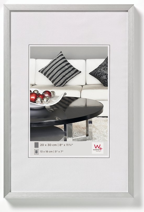 Chaise Walther - Cadre photo - Format photo 50x70 cm - Argent
