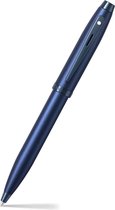 Sheaffer balpen 100 - E9371 - satin blue PVD blue - SF-E2937151