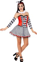Funidelia | Mime-kostuum Voor voor vrouwen Clowns, Circus, Originele en Leuke - Kostuum voor Volwassenen Accessoire verkleedkleding en rekwisieten voor Halloween, carnaval & feesten - Maat S - M