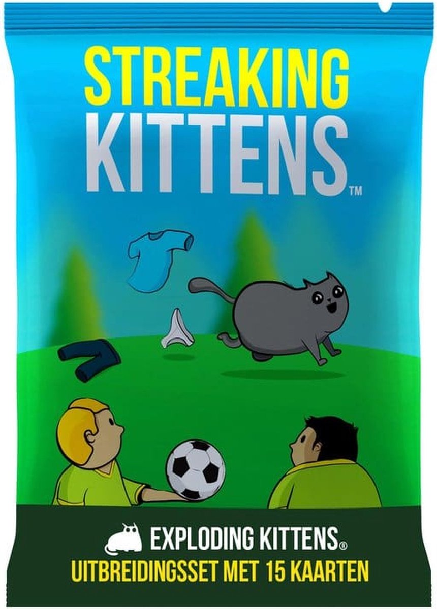 Streaking Kittens - Exploding Kittens Uitbreiding - Nederlandstalig Kaartspel