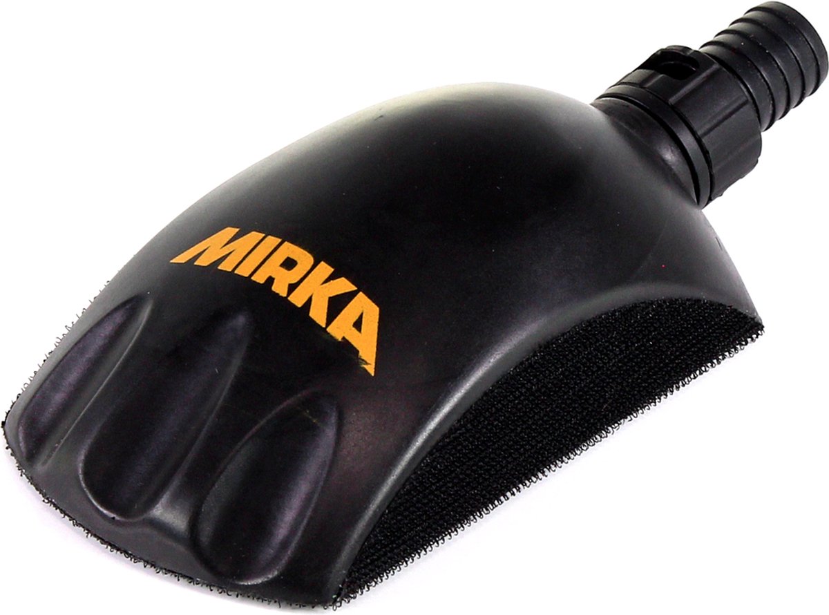 Mirka Roundy Kit Bloc à main avec aspiration & 15 pièces de Mirka Abranet  disques abrasifs en filet Velcro Ø 150mm grain P120 P180 P240 & Abranet