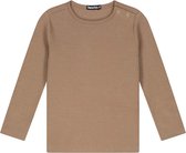 Sweet Petit baby shirt Robin - Unisex - Taupebrown - Maat 56