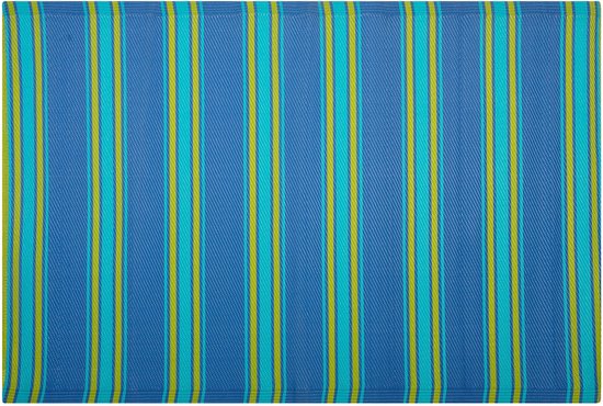 ALWAR - Outdoor kleed - Blauw - 120 x 180 cm - Polypropyleen