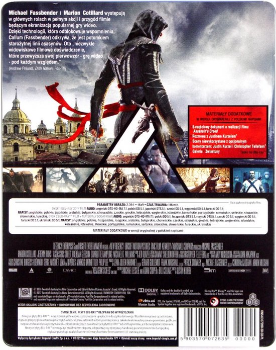 Assassin's Creed [Blu-Ray 3D]+[Blu-Ray]