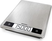 Bol.com Soehnle keukenweegschaal Page Profi 200 - digitaal - 1 gram nauwkeurig - tot 15 kg - rvs - zilver aanbieding
