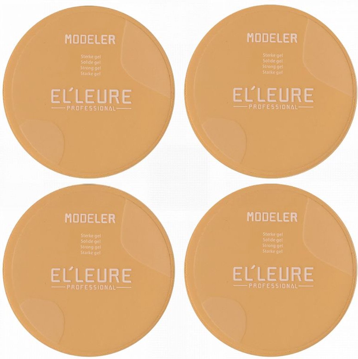 4x Elleure Modeler Sterke Gel 100ml