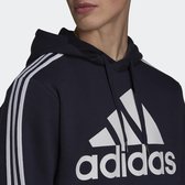 adidas Sportswear Essentials Fleece 3-Stripes Logo Hoodie - Heren - Blauw- 2XL