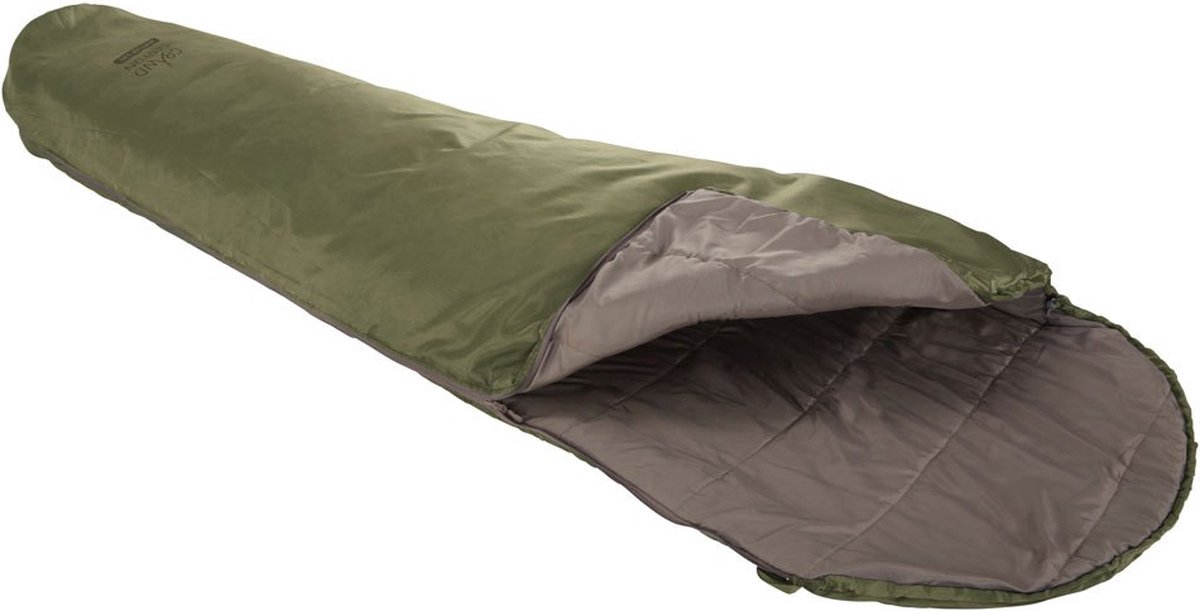 Grand Canyon Whistler 190 Slaapzak - Mummy - Groen - Long - Left Zipper