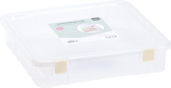 Vaessen Creative Opbergbox voor Papier – 38 x 37 x 9 cm
