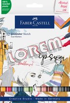 Marqueur à croquis Faber-Castell - Goldfaber - 12 pièces - FC-164712
