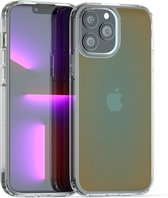 Coverzs geschikt voor Apple iPhone 13 Pro Max hoesje transparant kleurverloop - groen