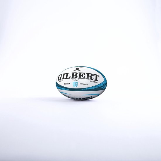 Ballon De Rugby Gilbert Sirius Match - Coupe Du Monde 2019, Revêtement G-XV, Picots Hypernova, Vessie Air-Loc