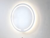 OZAIA Ronde spiegel met led-verlichting NEREA - L60 x H60 cm L 60 cm x H 60 cm x D 3.5 cm