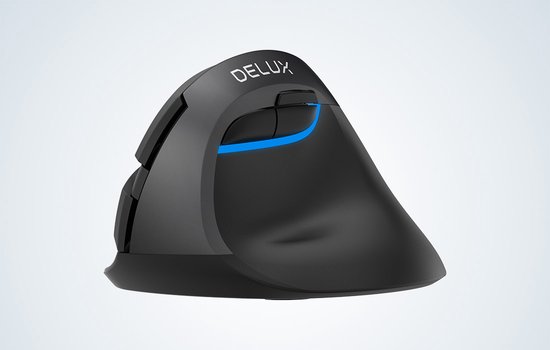 Delux grip mouse Plus - Draadloze Verticale Ergonomische Muis - – Ergo