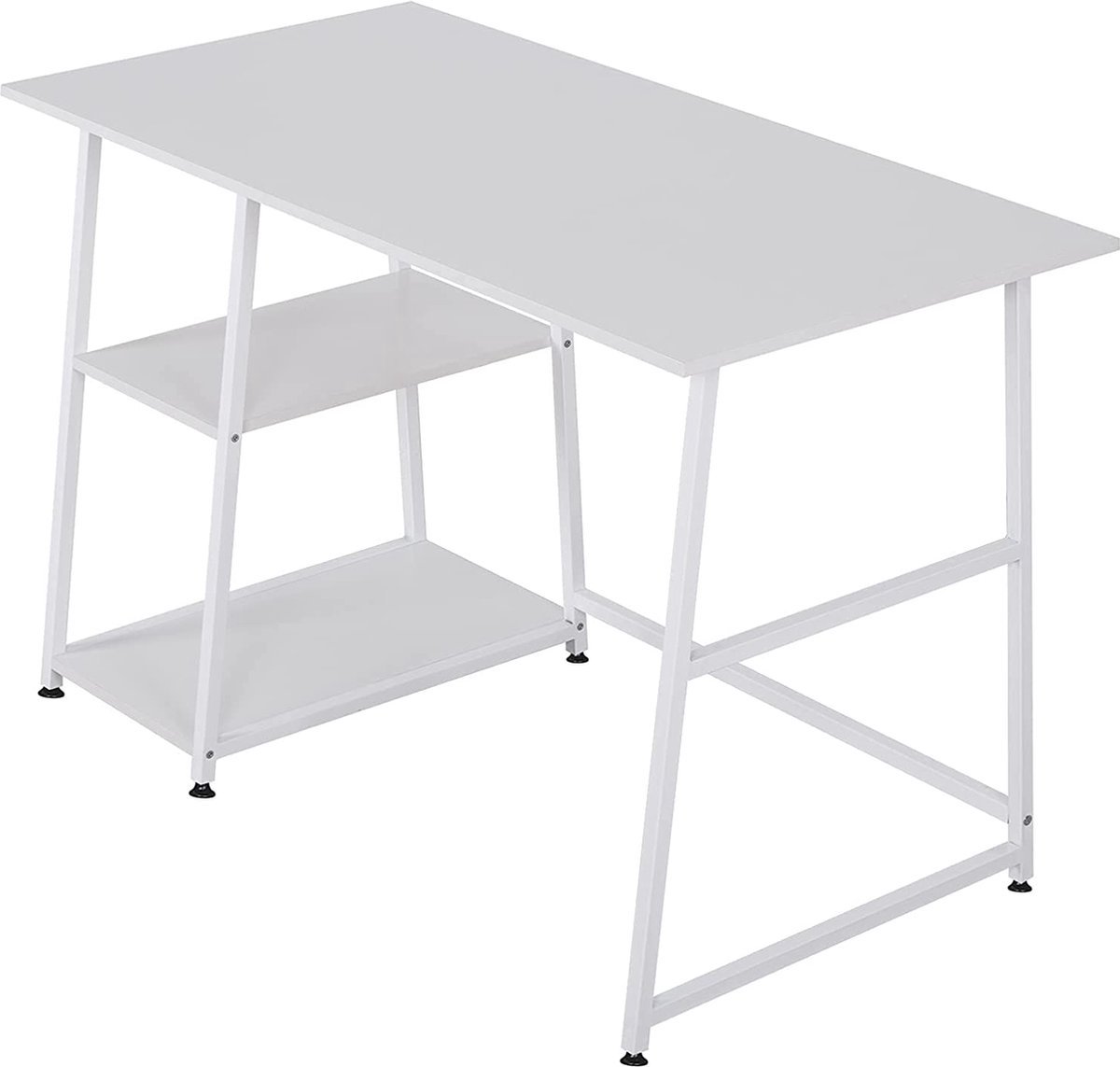 Bureau Computertafel Kantoortafel Werktafel PC Laptoptafel, met 2 ...