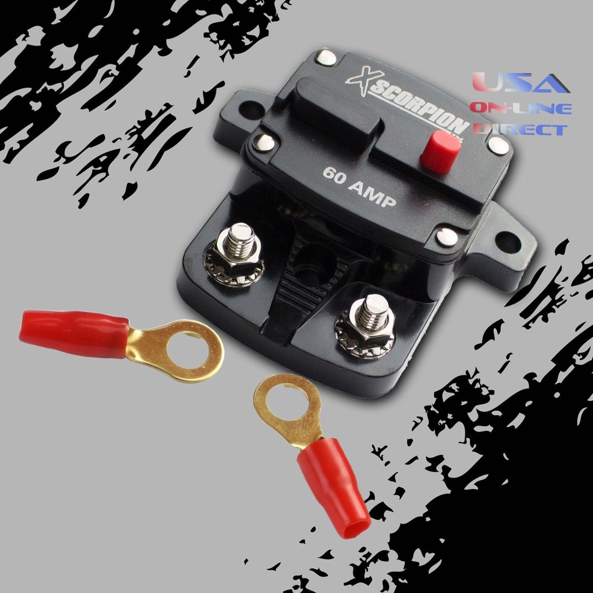 60 amp Inline power circuit breaker 12volt subwoofer bol