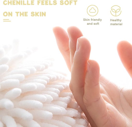 Koraal Fleece Extra Absorberend en Zacht, voor Badkamer Hotel Spa Keuken Vingertop Handdoeken Gezichtsdoeken 4 Pack