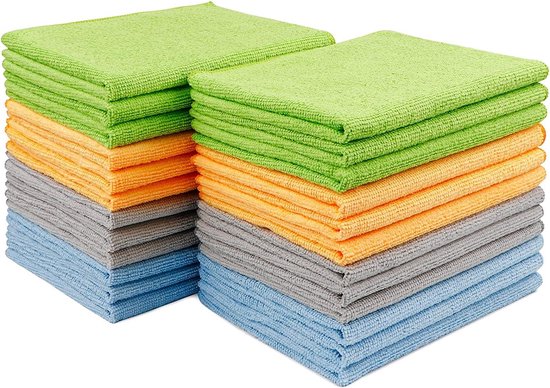 10 Microvezeldoeken Original/4 kleuren