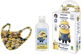 Minions Pack Hand Sanitizer 100 ml + Face Mask