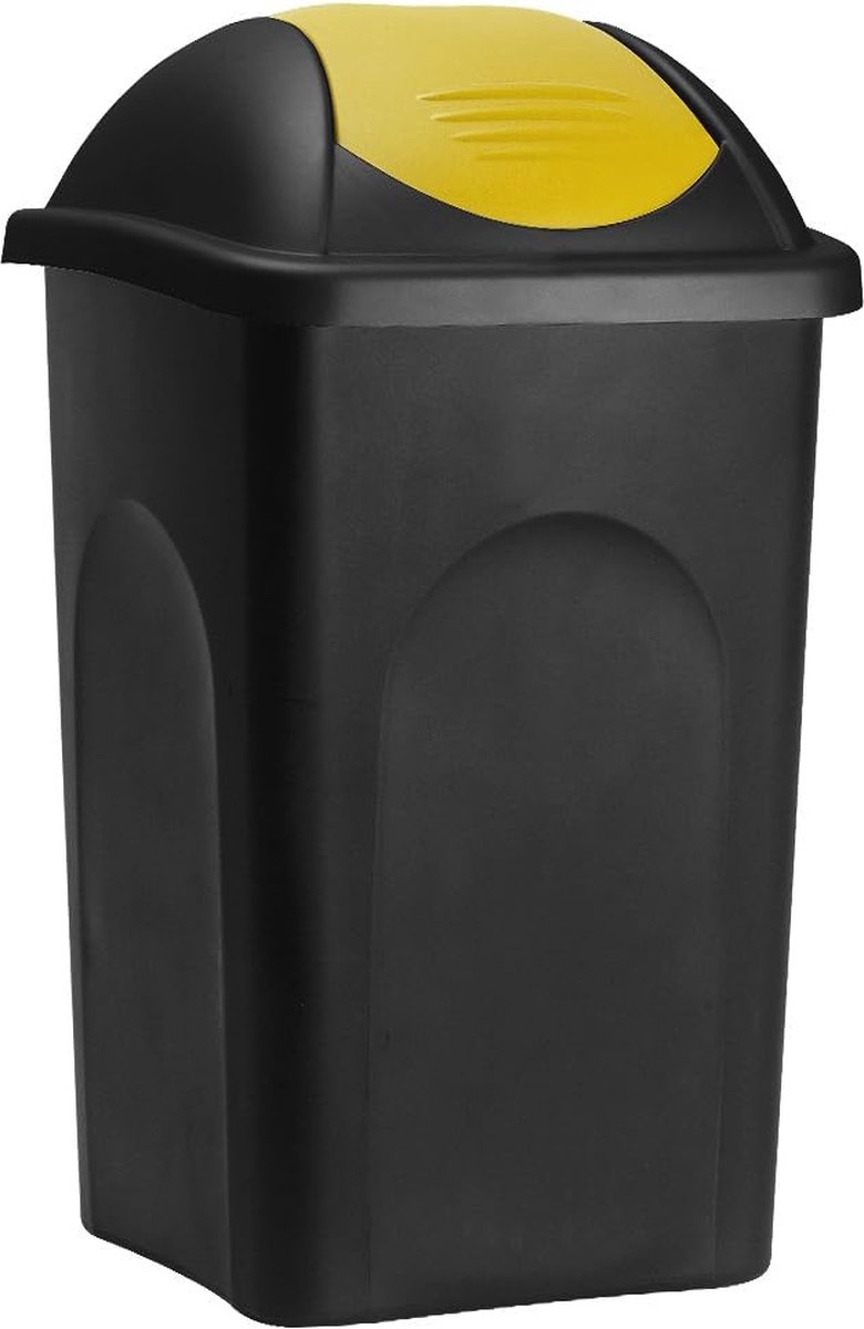Goedkoopste Afvalbak 60 liter met zwenkdeksel - Praktische vuilnisbak voor keuken