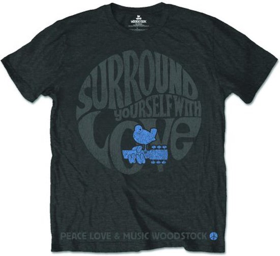 Woodstock - Surround Yourself Heren T-shirt - L - Grijs