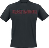 Iron Maiden Revised Logo Heren T-shirt - zwart - XXL