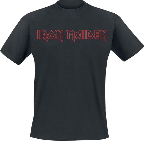 Iron Maiden Revised Logo Heren T-shirt - zwart - XXL