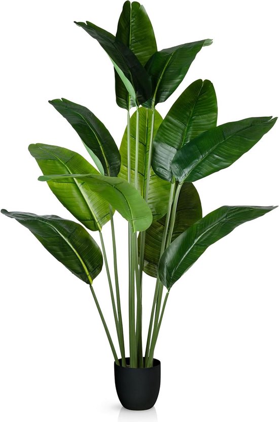 Ml-design Kunst Olijfboom 120 Cm Kunstplant Met Houten Stam